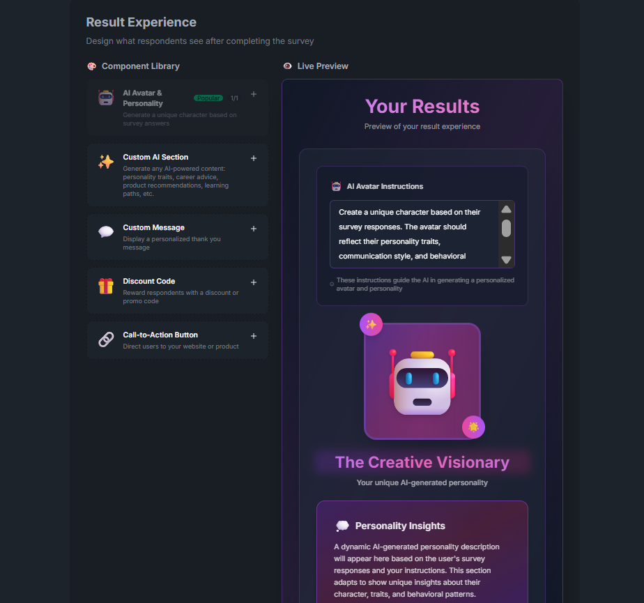 AI Avatar Experience